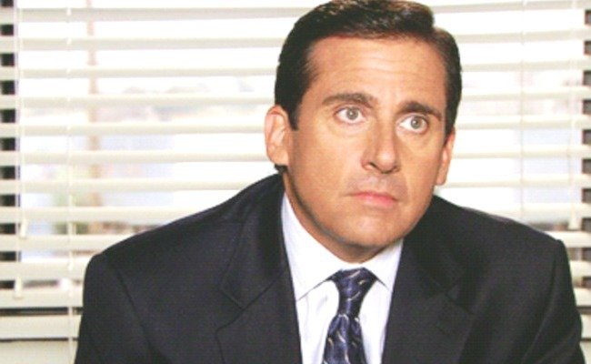 michael scott from the office staring